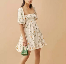 Load image into Gallery viewer, Nina Puff Sleeves Dress
