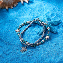 Load image into Gallery viewer, Turtle Stars Anklet
