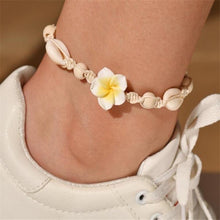 Load image into Gallery viewer, Flower Shell Anklet
